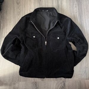 Zara textured zip up jacket